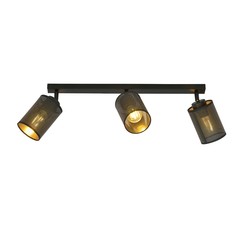 Taklamper Bronx 3 Sort taklampe - Ø10 cm, E14, 230V, uten lyskilde
