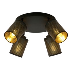 Taklamper Bronx 4 Premium Sort taklampe - Ø10 cm, E14, 230V, uten lyskilde