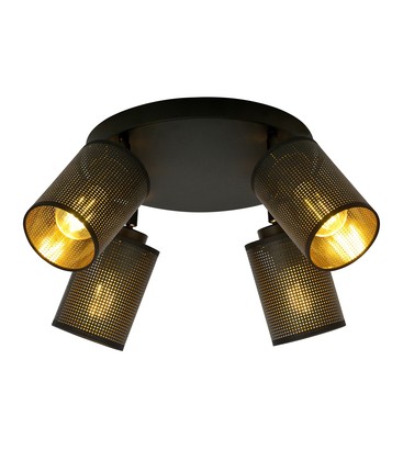 Bronx 4 Premium Sort taklampe - Ø10 cm, E14, 230V, uten lyskilde Bronx 4 Premium Sort taklampe - Ø10 cm, E14, 230V, uten lyskilde