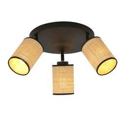 Taklamper Yoga 3 Premium Sort taklampe - Ø10 cm, E14, 230V, uten lyspære