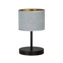 Hilde LN1 Sort/Grå bordlampe - Ø20 cm, E27, 230V, uten lyskilde