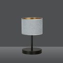 Hilde LN1 Sort/Grå bordlampe - Ø20 cm, E27, 230V, uten lyskilde