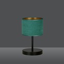 Hilde LN1 Sort/Grønn bordlampe - Ø20 cm, E27, 230V, uten lyskilde