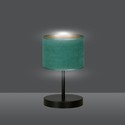Hilde LN1 Sort/Grønn bordlampe - Ø20 cm, E27, 230V, uten lyskilde