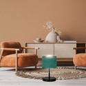 Hilde LN1 Sort/Grønn bordlampe - Ø20 cm, E27, 230V, uten lyskilde