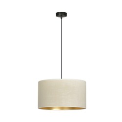 LED pendel Hilde 1 Sort/Hvit pendellampe - Ø35 cm, E27, 230V, uten lyspære