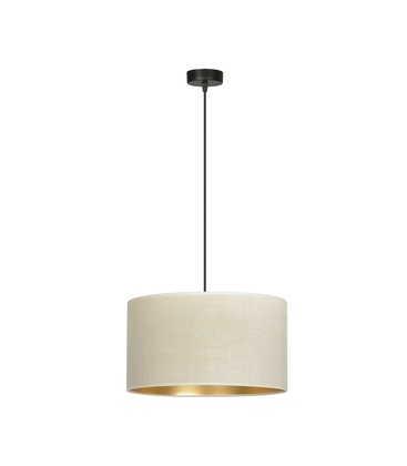 Hilde 1 Sort/Hvit pendellampe - Ø35 cm, E27, 230V, uten lyspære Hilde 1 Sort/Hvit pendellampe - Ø35 cm, E27, 230V, uten lyspære