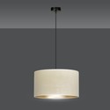 Hilde 1 Sort/Hvit pendellampe - Ø35 cm, E27, 230V, uten lyspære