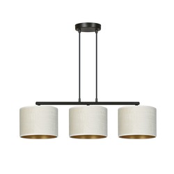 LED pendel Hilde 3 Sort/Hvit pendellampe - Ø20 cm, E27, 230V, uten lyskilde