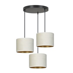 LED pendel Hilde 3 Sort Premium Hvit pendellampe - Ø20 cm, E27, 230V, uten lyskilde