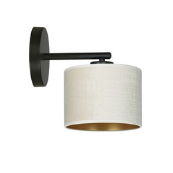 Innendørs vegglampe Hilde K1 Sort/Hvit vegglampe - Ø20 cm, E27, 230V, uten lyskilde