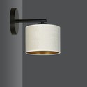 Hilde K1 Sort/Hvit vegglampe - Ø20 cm, E27, 230V, uten lyskilde