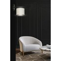 Hilde K1 Sort/Hvit vegglampe - Ø20 cm, E27, 230V, uten lyskilde