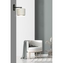 Hilde K1 Sort/Hvit vegglampe - Ø20 cm, E27, 230V, uten lyskilde