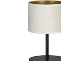 Hilde LN1 Sort/Hvit bordlampe - Ø20 cm, E27, 230V, uten lyskilde