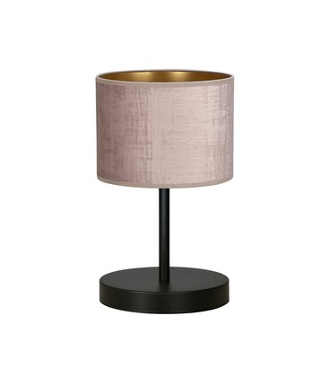 Hilde LN1 Sort/Rosa bordlampe - Ø20 cm, E27, 230V, uten lyskilde Hilde LN1 Sort/Rosa bordlampe - Ø20 cm, E27, 230V, uten lyskilde