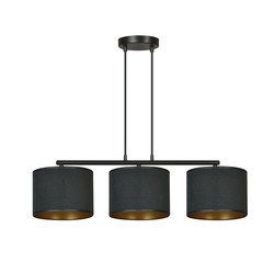 LED pendel Hilde 3 Sort pendellampe - Ø20 cm, E27, 230V, uten lyskilde
