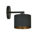 Hilde K1 Sort vegglampe - Ø20 cm, E27, 230V, uten lyskilde