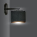 Hilde K1 Sort vegglampe - Ø20 cm, E27, 230V, uten lyskilde