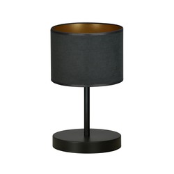 Bordlampe Hilde LN1 Sort bordlampe - Ø20 cm, E27, 230V, uten lyskilde