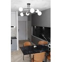 Pregos 6 Sort taklampe - Ø15 cm, E14, 230V, uten lyskilde