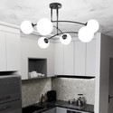 Pregos 6 Sort taklampe - Ø15 cm, E14, 230V, uten lyskilde