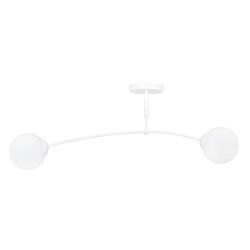 Taklamper Pregos 2 Hvit taklampe - Ø15 cm, E14, 230V, uten lyspære