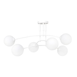 Taklamper Pregos 6 Hvit taklampe - Ø15 cm, E14, 230V, uten lyskilde