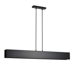 LED pendel Gentor 4 Sort pendellampe - E27, 230V, uten lyskilde
