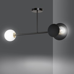 Taklamper Minerva 2 Sort taklampe - Ø15 cm, E27, 230V, uten lyspære