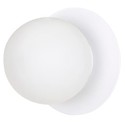 Minerva K1 Hvit vegglampe - Ø15 cm, E14, 230V, uten lyskilde