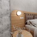 Minerva K1 Hvit vegglampe - Ø15 cm, E14, 230V, uten lyskilde