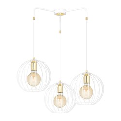 LED pendel Albio 3 Hvit pendellampe - E27, 230V, uten lyskilde
