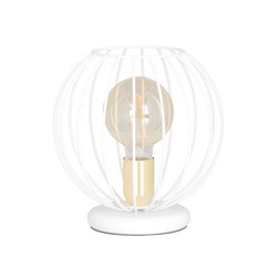 Bordlampe Albio LN1 Hvit bordlampe - E27, 230V, uten lyskilde