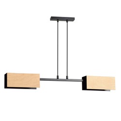 LED pendel Zaper 2 Sort pendellampe - E27, 230V, uten lyskilde