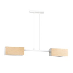 LED pendel Zaper 2 Hvit pendellampe - E27, 230V, uten lyspære