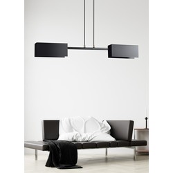LED pendel Tolos 2 Sort pendellampe - E27, 230V, uten lyskilde