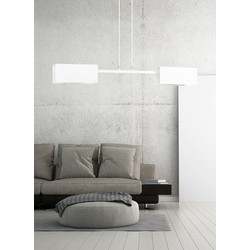 LED pendel Tolos 2 Hvit pendellampe - E27, 230V, uten lyskilde