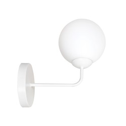 Innendørs vegglampe Selbi K1 Hvit vegglampe - Ø15 cm, E14, 230V, uten lyskilde
