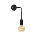 Multipo K1 Sort vegglampe - E27, 230V, uten lyskilde