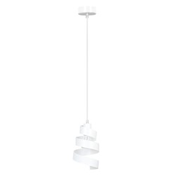 LED pendel Saga 1 Hvit pendel lampe - E27, 230V, uten lyskilde