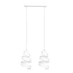 LED pendel Saga 2 Hvit pendellampe - E27, 230V, uten lyskilde