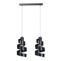 LED pendel Saga 2 Sort pendellampe - E27, 230V, uten lyskilde