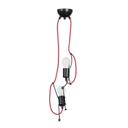 LED pendel Bobi 2 Sort pendellampe - E27, 230V, uten lyskilde