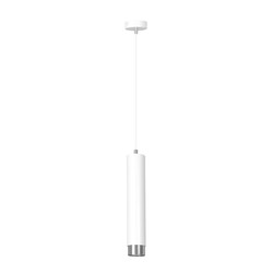 LED pendel Kibo 1 Hvit/Krom pendelampe - GU10, 230V, uten lyskilde