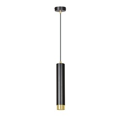 LED pendel Kibo 1 Sort/Gull pendellampe - GU10, 230V, uten lyskilde