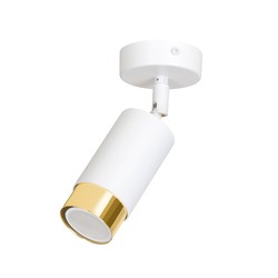  Hiro 1 Hvit/Gull taklampe - GU10, 230V, uten lyskilde