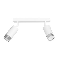  Hiro 2 Hvit/Krom taklampe - GU10, 230V, uten lyskilde