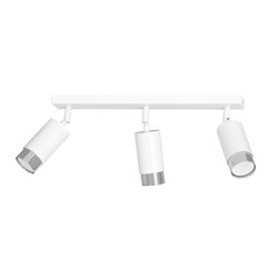  Hiro 3 Hvit/Krom taklampe - GU10, 230V, uten lyskilde