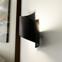 Spiner Sort vegglampe - G9, 230V, uten lyskilde.